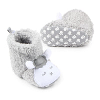 Coral velvet lamb winter boots baby toddler shoes