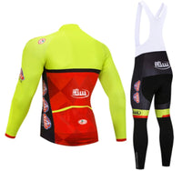 Yellow Logo Men's Cycling Jersey Clothing Pants Men's