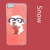 Dog Embroidery Phone Case