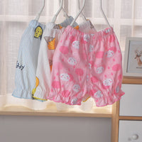 Openable cotton five-point leggings bloomers