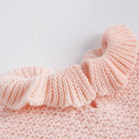 Two-piece baby ruffle shorts long sleeve top