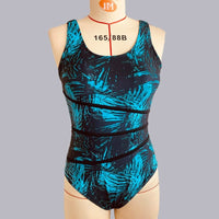 Women's Fashion Simple Print One-piece Swimsuit