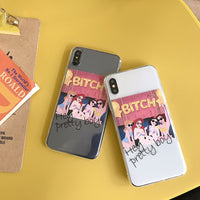 Compatible with Apple , Female funny princess phone case
