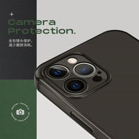 I Niche Trendy Brand Mobile Phone Anti-drop Black Soft Case