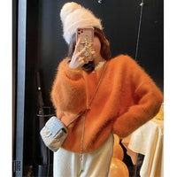Chic High-grade Lazy Soft Glutinous Top