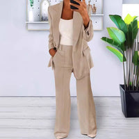 Stylish Solid-color Slim-fit Professional Trousers