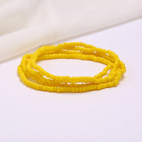 Women's Colorful Beaded Elastic Waist Chain