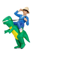 Inflatable dinosaur costume