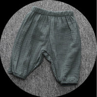 Cotton linen harem pants