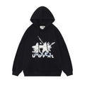 Embroidered Five-pointed Star Hooded Sweater For Men