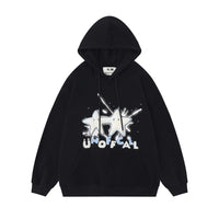 Embroidered Five-pointed Star Hooded Sweater For Men