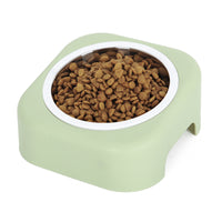 Pet stainless steel cat food tray