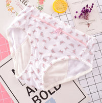 Physiological pants foreign trade cotton women's underwear menstrual menstrual leak-proof printing cotton anti-side leakage safety
