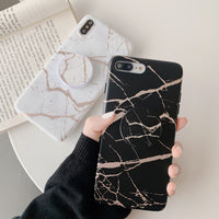 Bronze marble stripe mobile phone