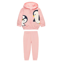Girls' Fleece Suit Long Sleeve Hooded