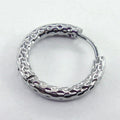 Stainless Steel Earrings High-grade Round Ear Clip