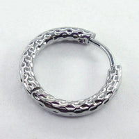 Stainless Steel Earrings High-grade Round Ear Clip