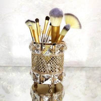 Makeup brush storage tube