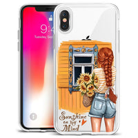 Compatible with Apple , Fashion girl phone case