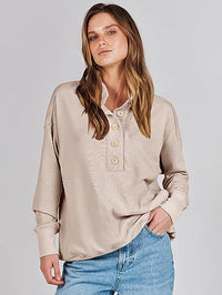 Casual Versatile Long Sleeves Patchwork Pocket Sweater