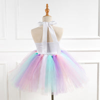 Sequin mesh handmade girls dress skirt
