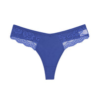 Women's Cotton Low V Waist Lace Stitching Underwear