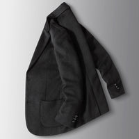Woolen Business Leisure Wool Suit Coat Solid Color