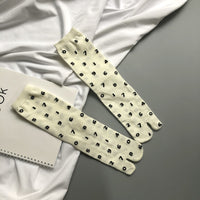 Toe Socks 200-needle Jacquard Combed Cotton For Women