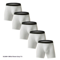 Comfortable Youth Men's Boxer Briefs Antibacterial Open Breathable