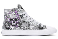 Printed Couple High-top Canvas Shoes
