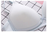 Students Without Steel Ring Pure Cotton Thin Push Up Bras