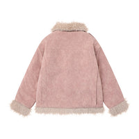 Women's American-style Retro Lamb Wool Coat