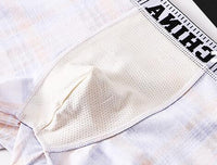 Summer Men's Underwear Solid Color Cotton Breathable Boxers