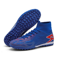 Turf Soccer Shoes Men's High-top Plus Size Football Shoes