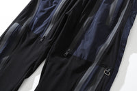 High Street Panel Drawstring Contrast Multi-pocket Trousers