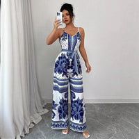 Simple Elegant Casual Jumpsuit With Straps For Women