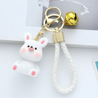 Resin Wool Animal Car Key Ring Cute Pendant