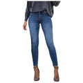 Stretch mid-rise slim-fit cropped jeans with small feet