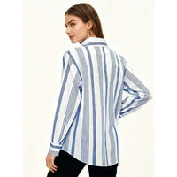 Casual Fashion Striped Long-sleeve Shirt
