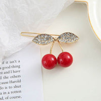 Temperament Net Red Pearl Female Rhinestone Hairpin