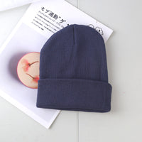 Light Board Knitted Hat Winter Wool Hat Men's And Women's Warm Hat