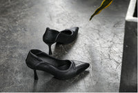 Soft Surface Small Size Two-way Work Stiletto Heel Large Size High Heels