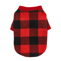 Christmas Dog Clothes Warm Fleece