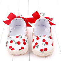 Cute baby toddler shoes with non-slip soft sole bow