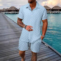 Men's Chemical Fiber Shirt Casual Suit