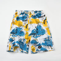 Fashion Men's Casual Printed Five-point Swimming Trunks