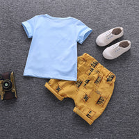 Short-sleeved gentleman tie set