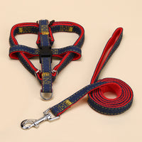 Pet Cowboy Traction Collar Dog Chain Set