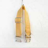 Adjustable dog collar with customizable name