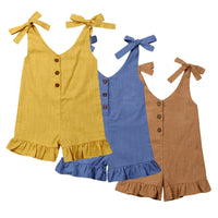 Pleated Sunsuit Jumpsuit Jumpsuit